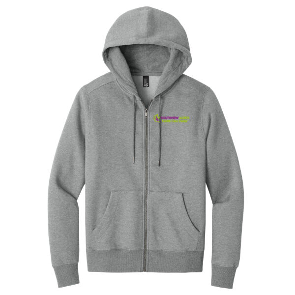 District Perfect Weight Fleece Full-Zip Hoodie  - Embroidered Logo Thumbnail