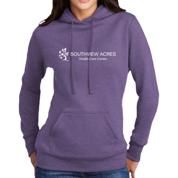 Port & Company Ladies Core Fleece Pullover Hooded Sweatshirt  - Printed Logo Thumbnail